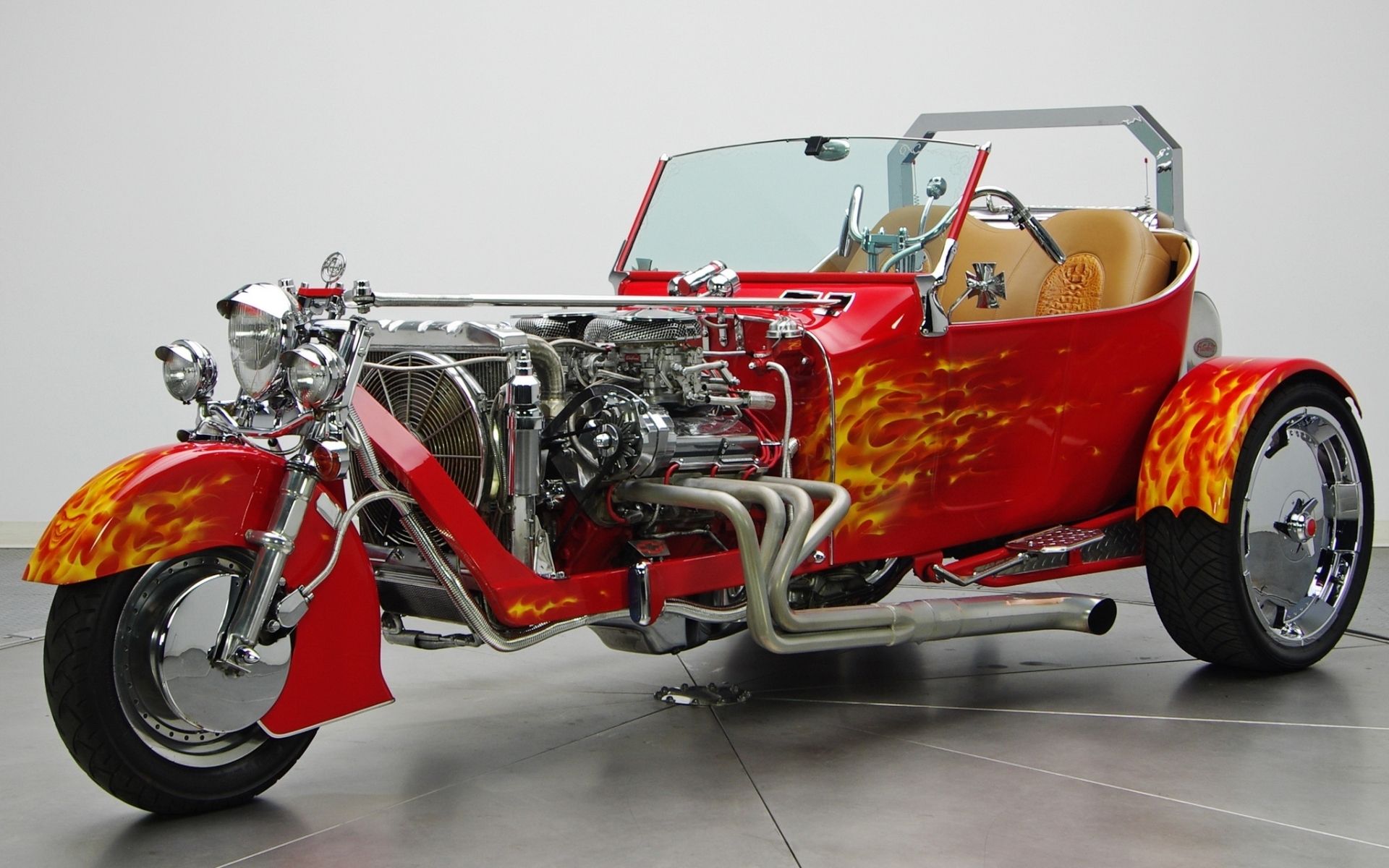 1920x1200 Stunning Ford T Bucket Trike HD Wallpaper: A Hot Rod Masterpiece