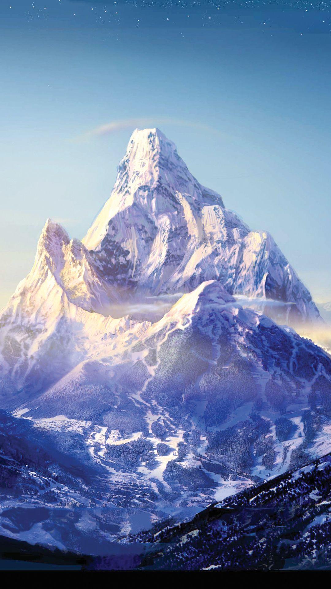 1080x1920 Mystical Mountain iPhone Wallpaper HD