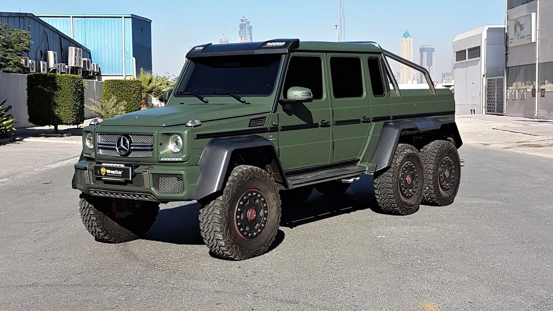 1920x1080 Mercedes G63 6x6 Matt wrap