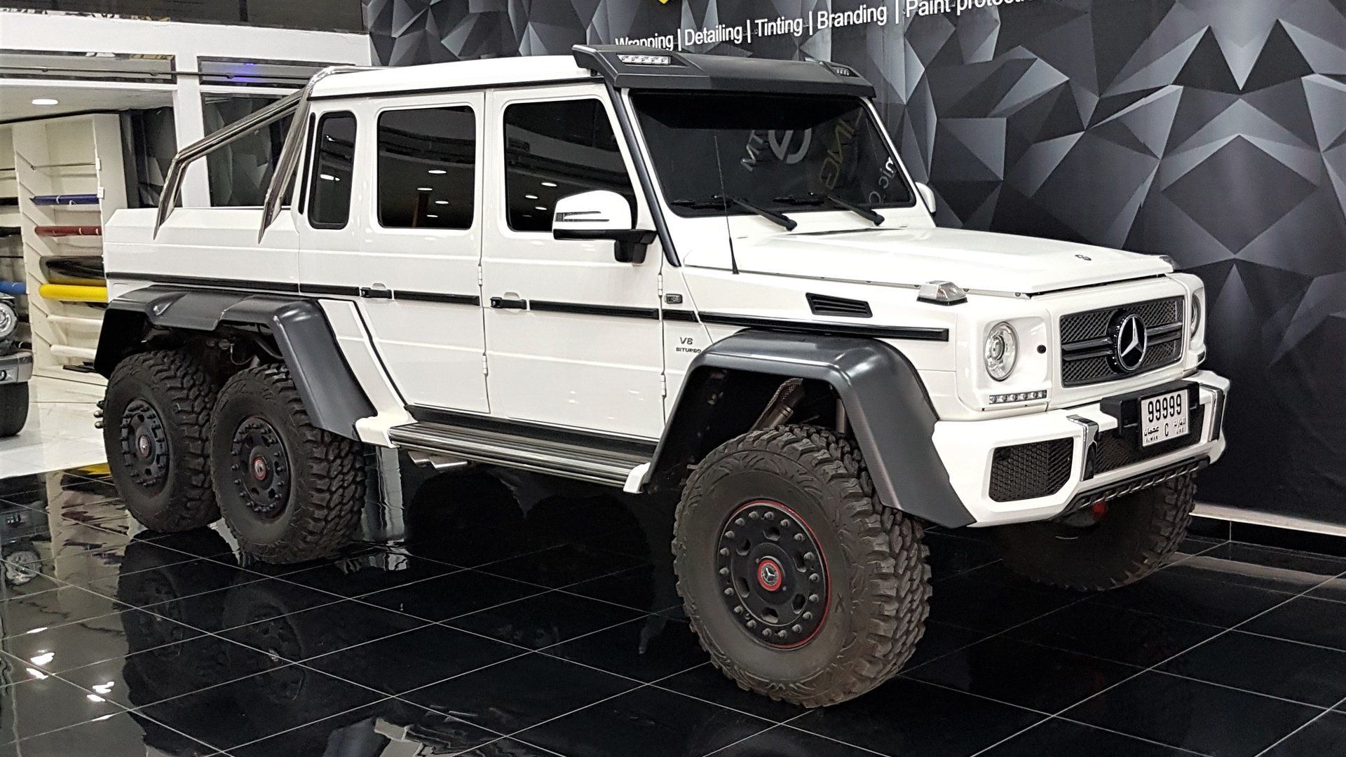 1920x1080 Mercedes G63 6x6 Matt wrap