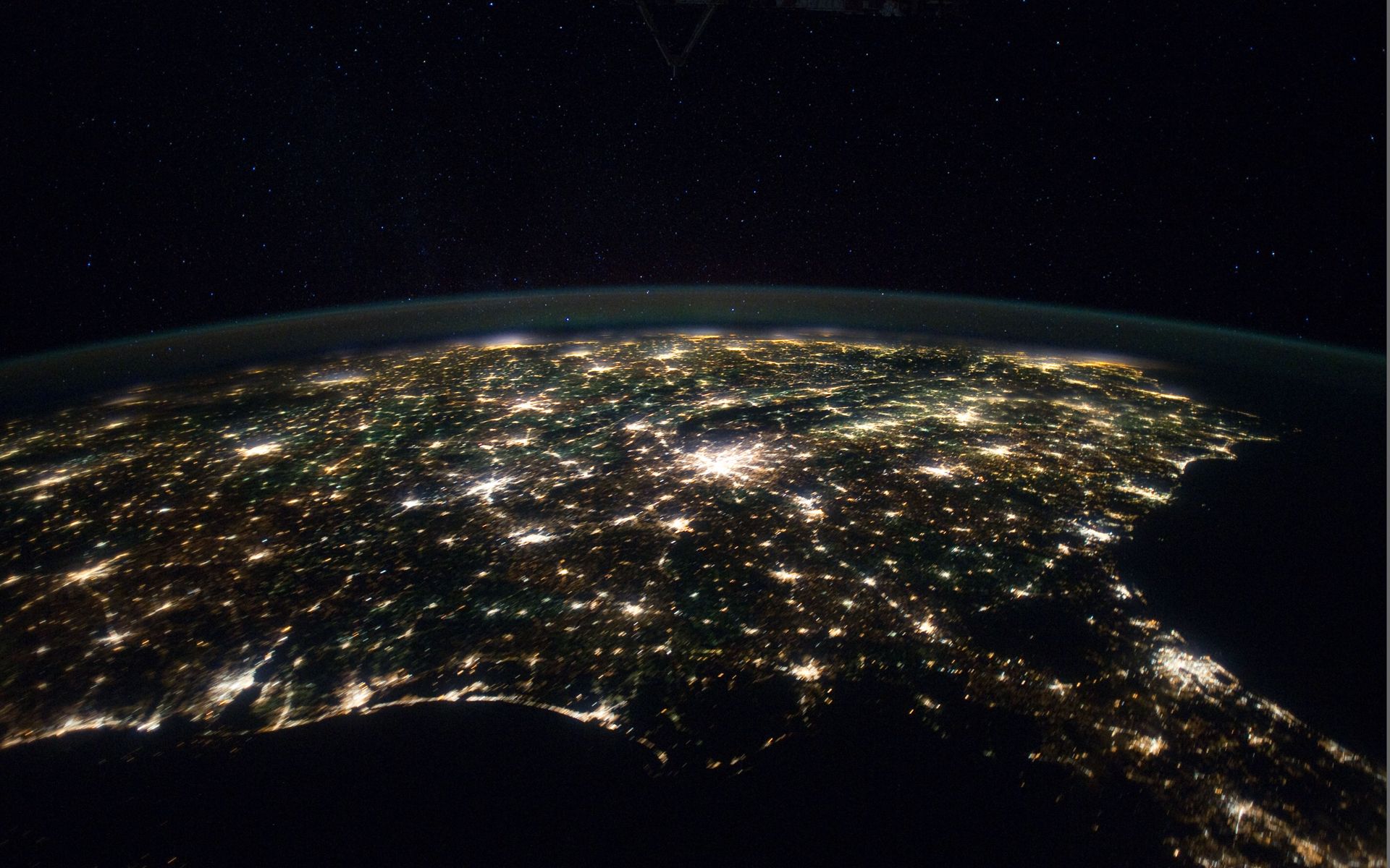 1920x1200 Southeastern United States Seen from the International Space Station Space Wallpaper