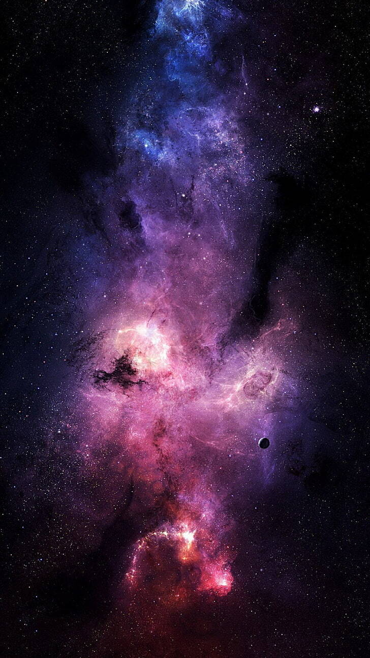 728x1294 Astronomy Space Vertical Wallpaper Preview Stars Galaxy View