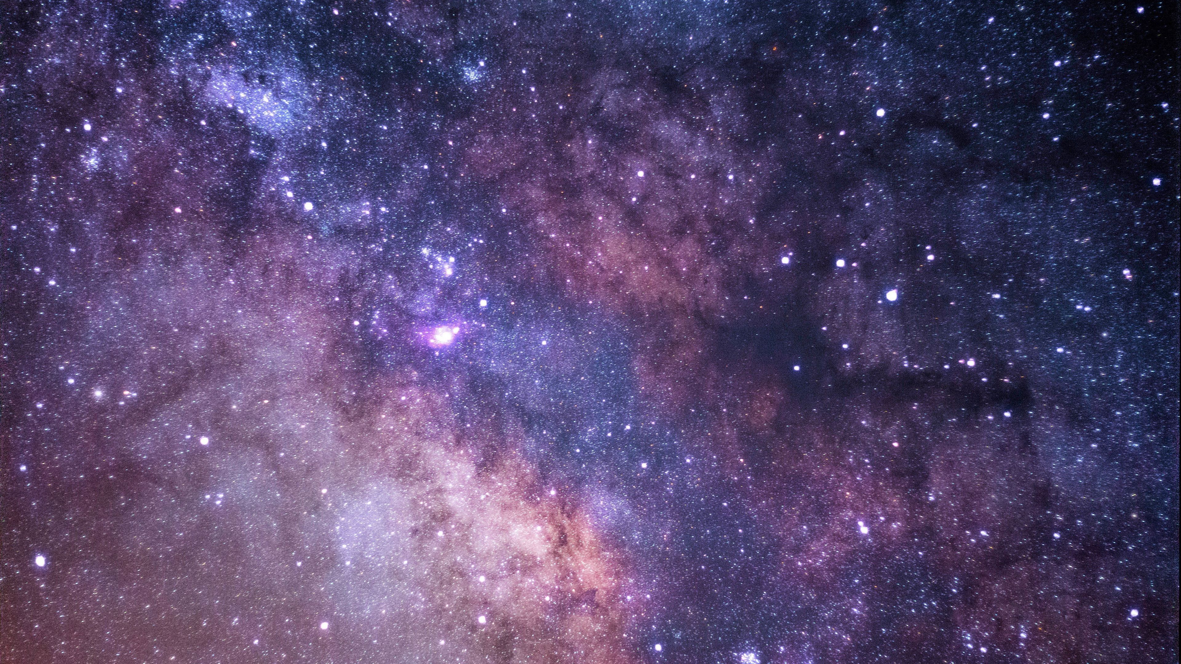 3840x2160 Astronomy Planets Starry Sky Night Darkness Space View Spiral Galaxies 4K HD Space Wallpaper