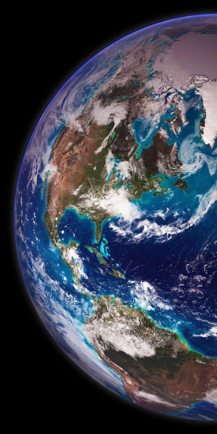 720x1440 Wallpaper Earth Stunning View from Space