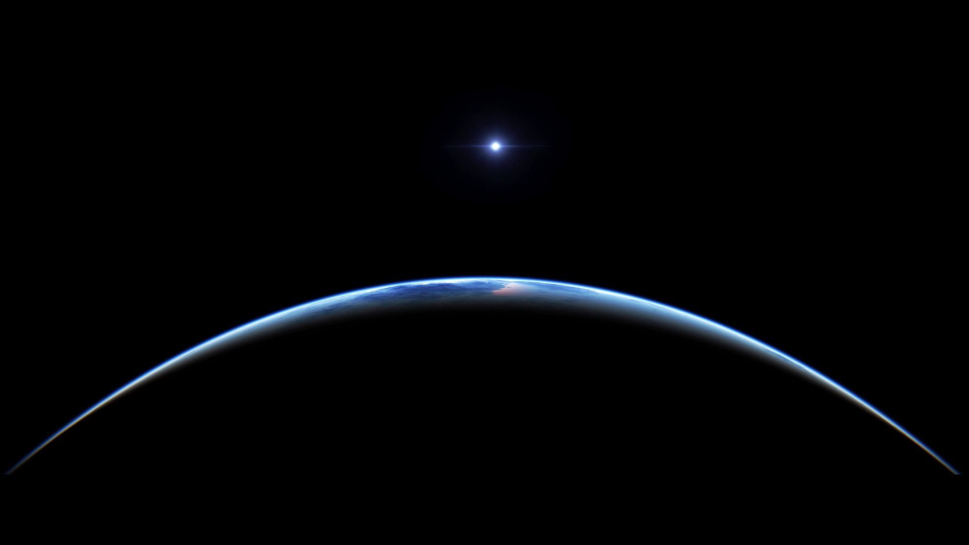 1980x1114 Earth At Night View From Space 4k Wallpaper (1980×1114)