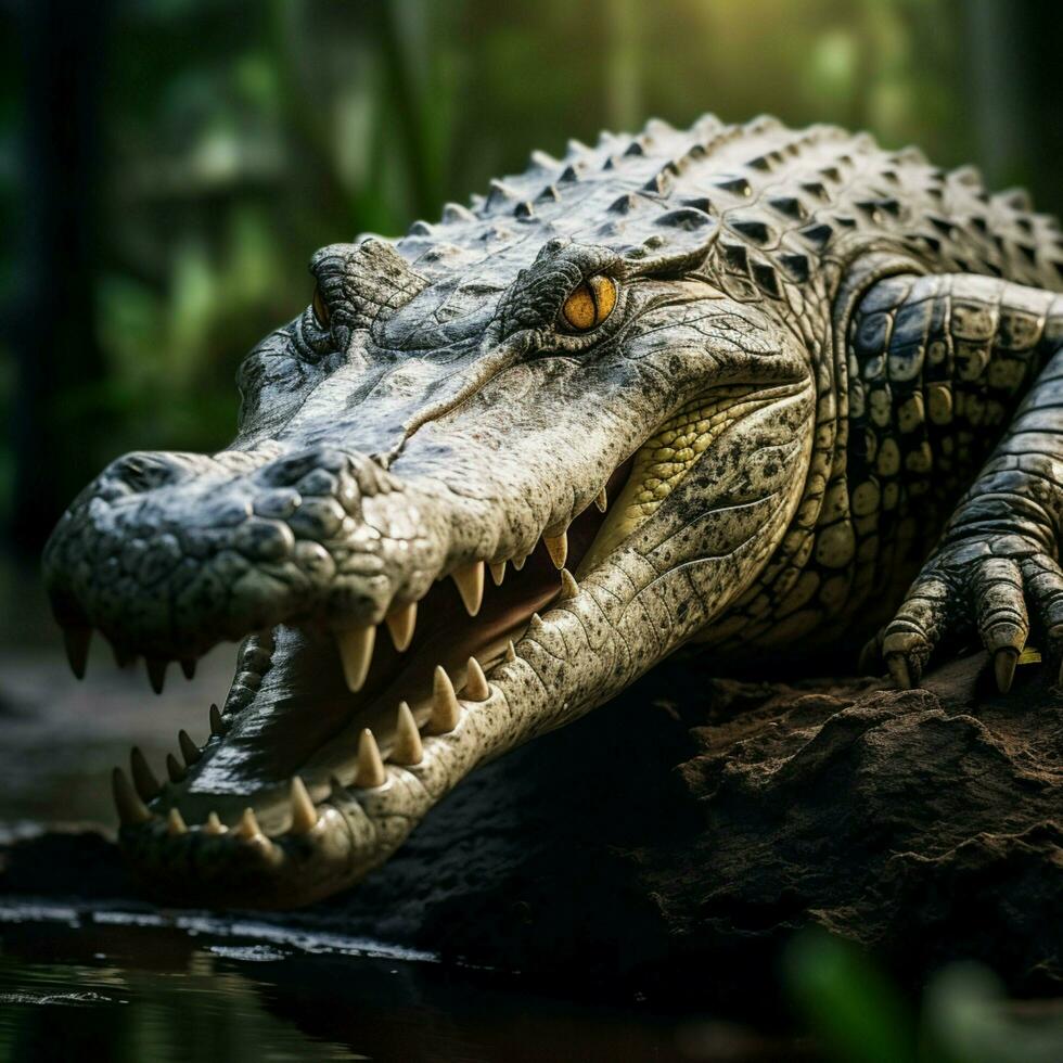 980x980 Crocodile wild life photography hdr 4k
