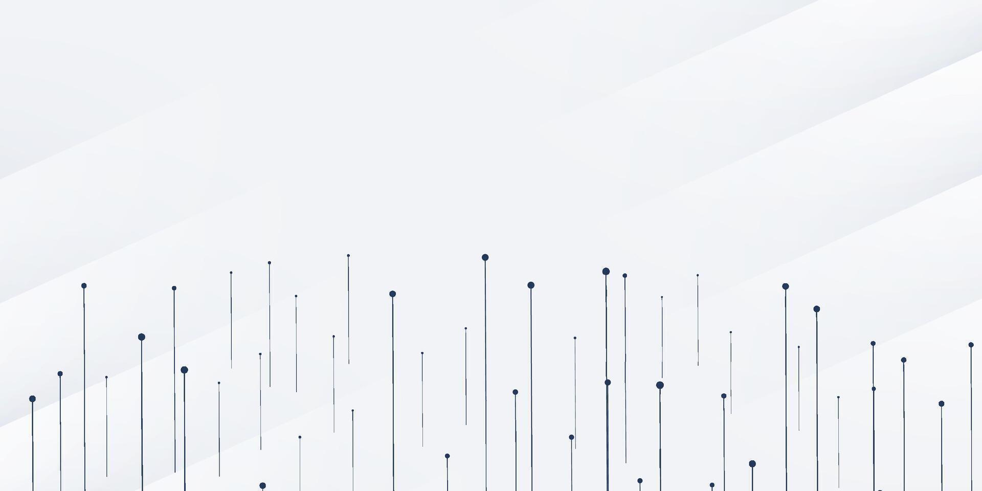 1920x960 Digital technology futuristic internet network speed connection white background, cyber nano information, abstract communication, innovation future tech data, Ai big data line dot illustration vector
