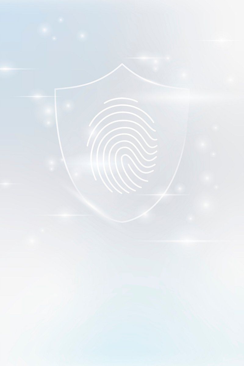 800x1200 Cyber security technology background facial