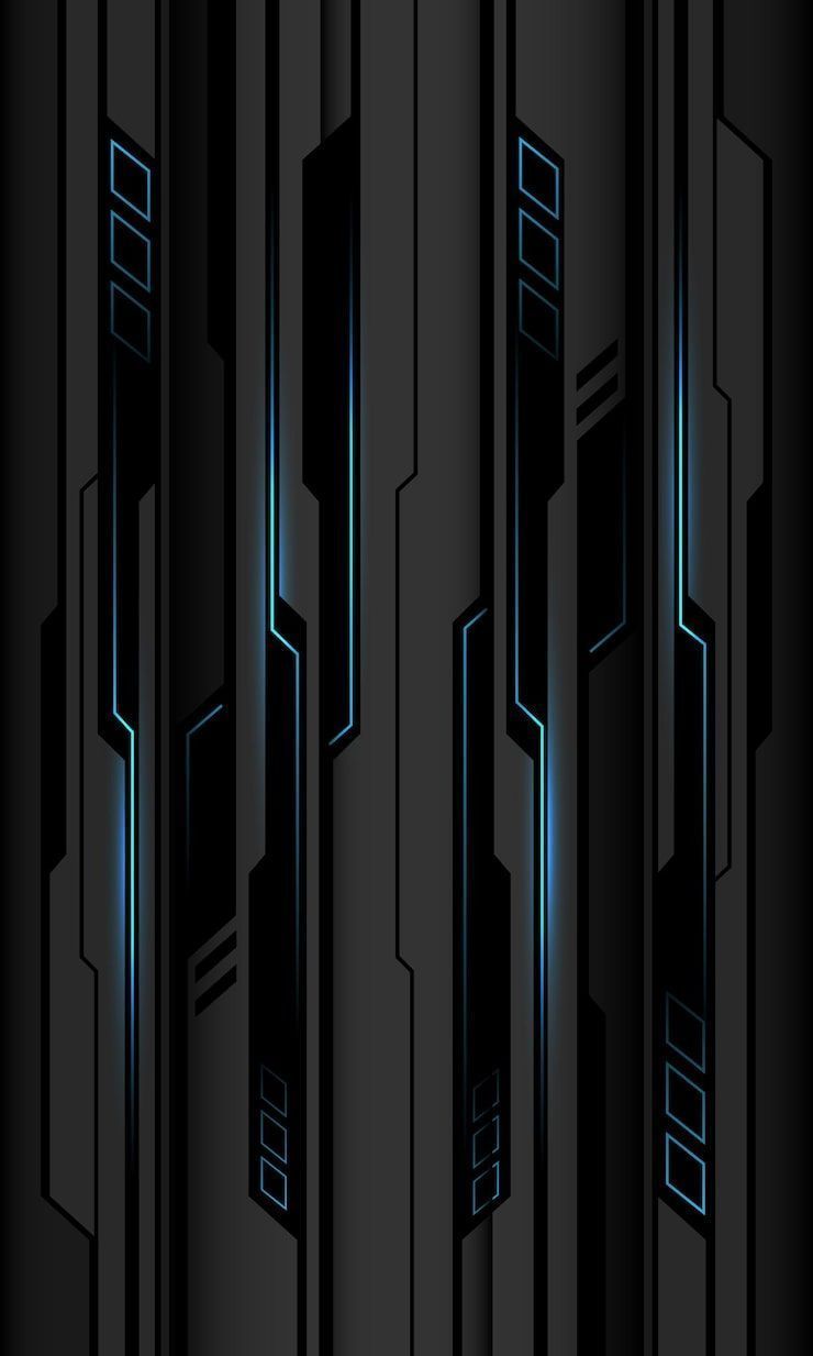740x1233 Dark cyber wallpaper Image