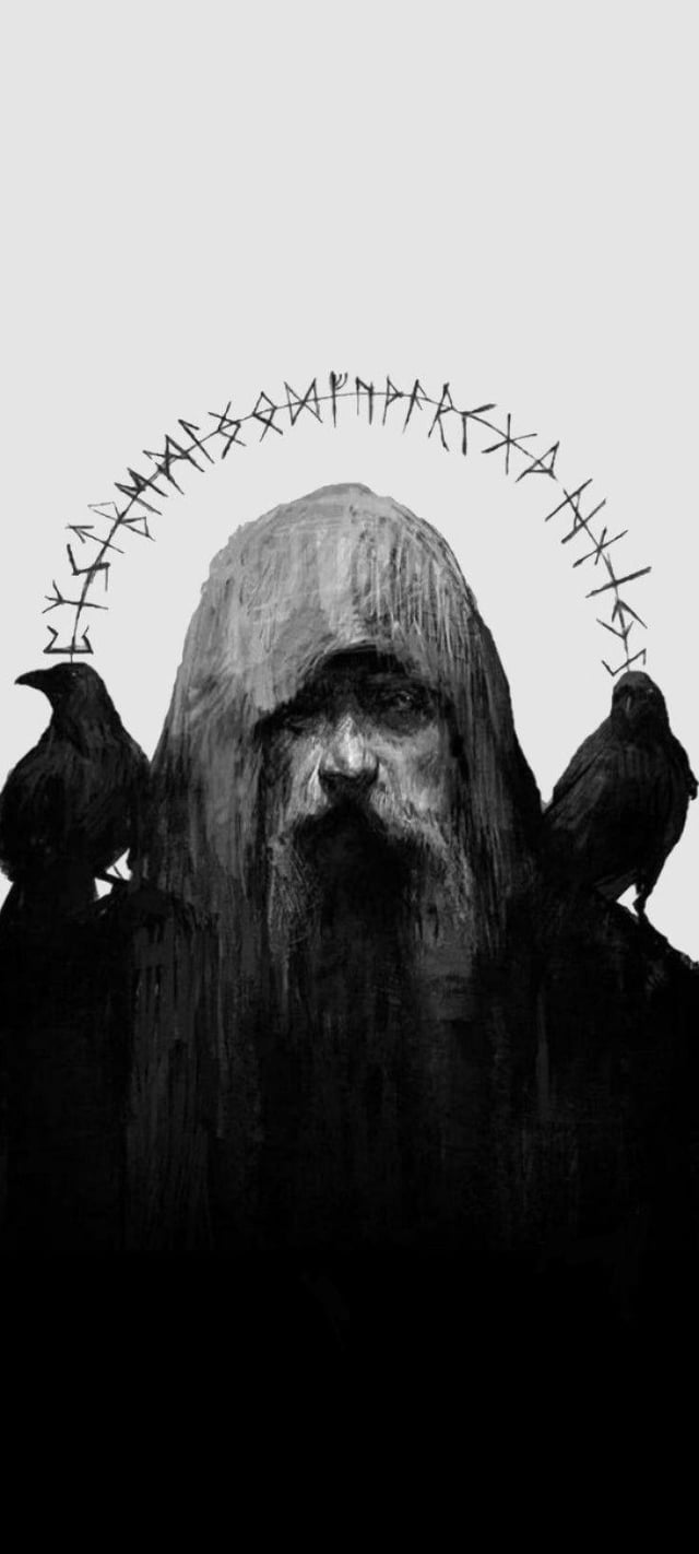 640x1422 Odin IOS theme I made. (Wallpaper at end)
