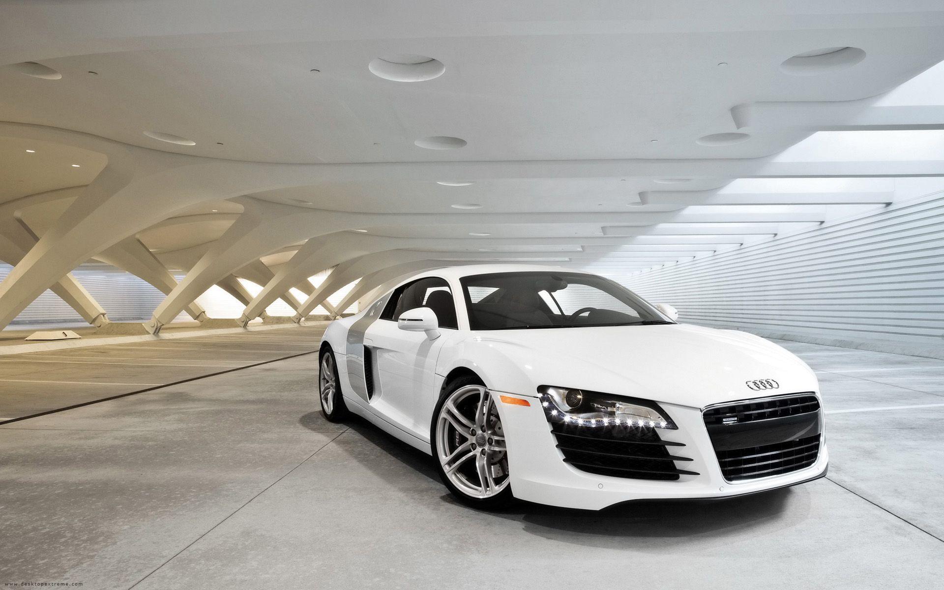 Audi R8 White Wallpaper Hd
