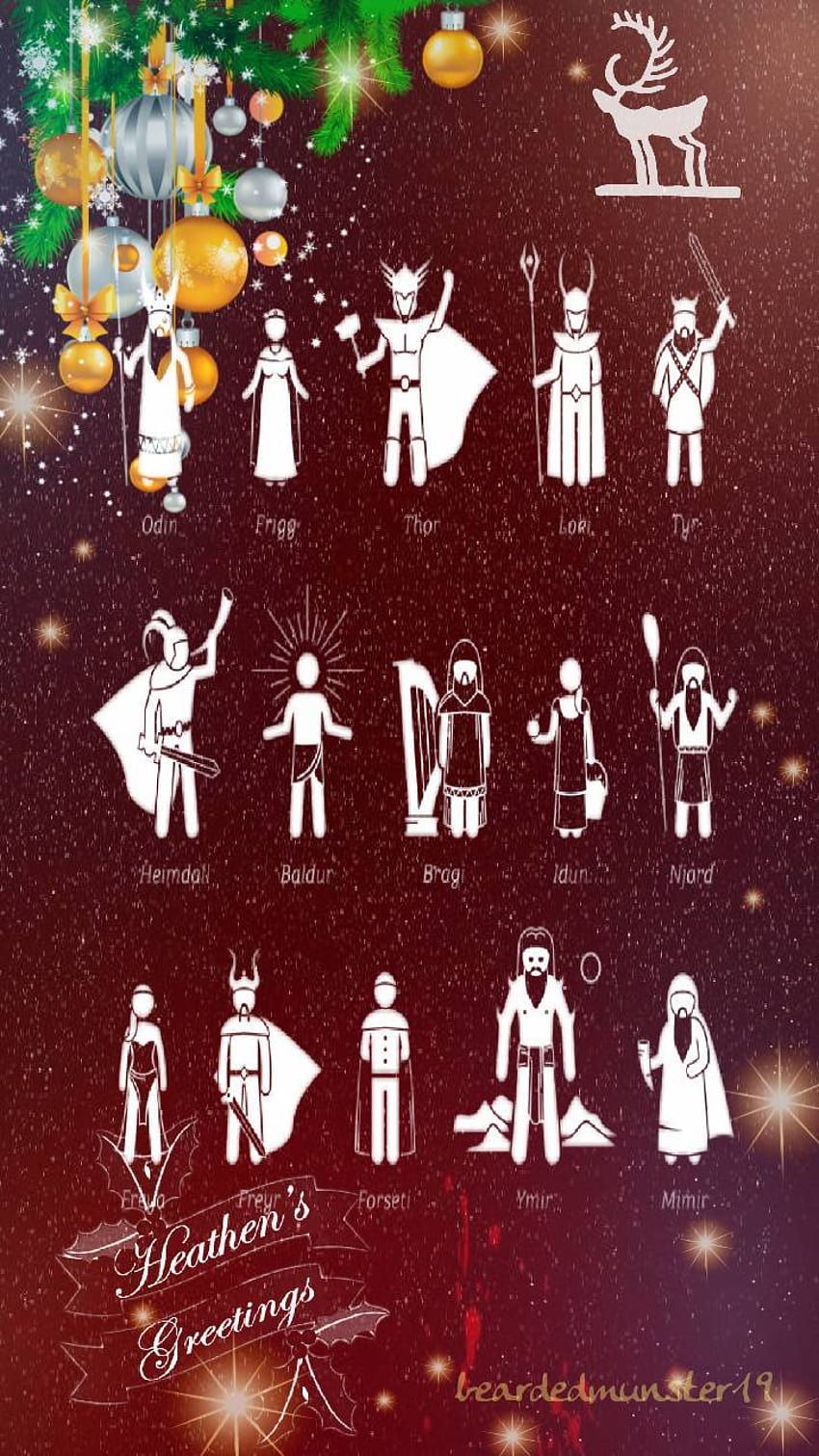 850x1511 Heathen greetings by .zedge, heathens HD phone wallpaper
