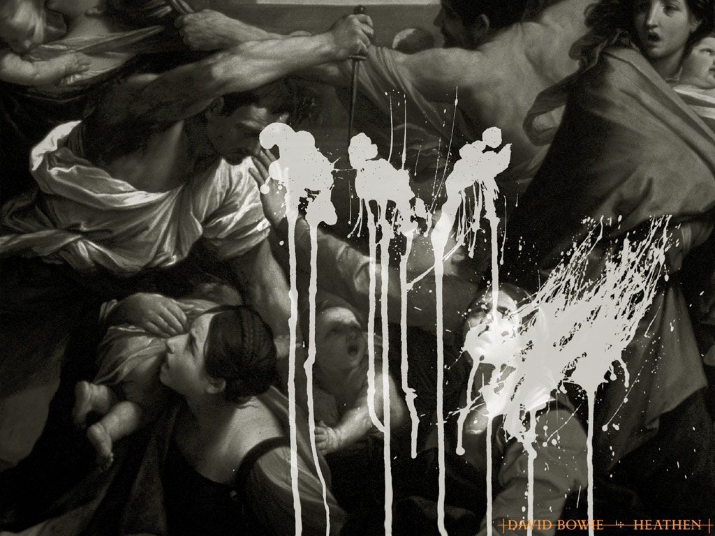 1024x768 Heathen Wallpaper from 2002! (BowieNet)