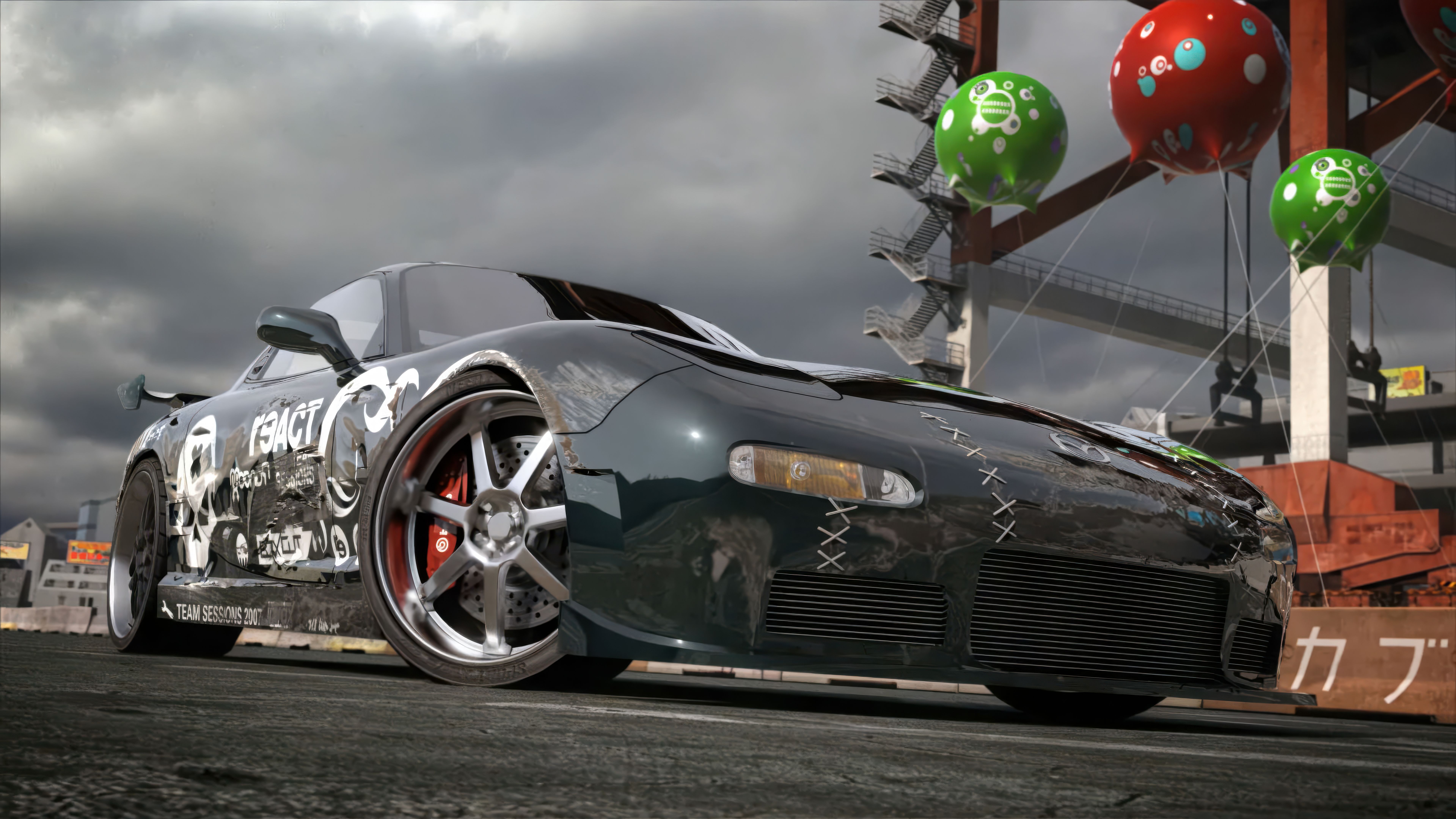 7678x4318 NFS Pro Street 4K background (Enhanced with Topaz and Color Corrected in Photohop)