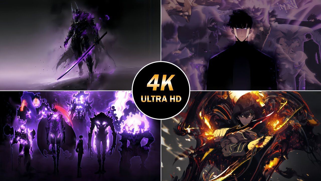 1280x720 Solo Leveling Live PC Wallpaper // Solo Leveling 4k