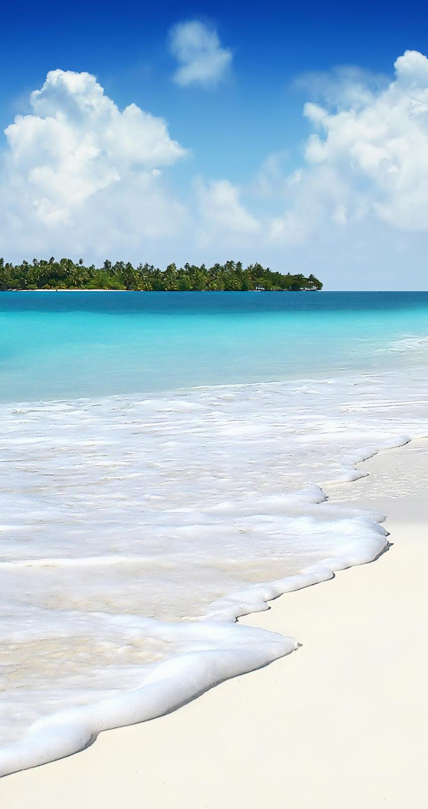 852x1608 Summer IPhone 5 Wallpaper