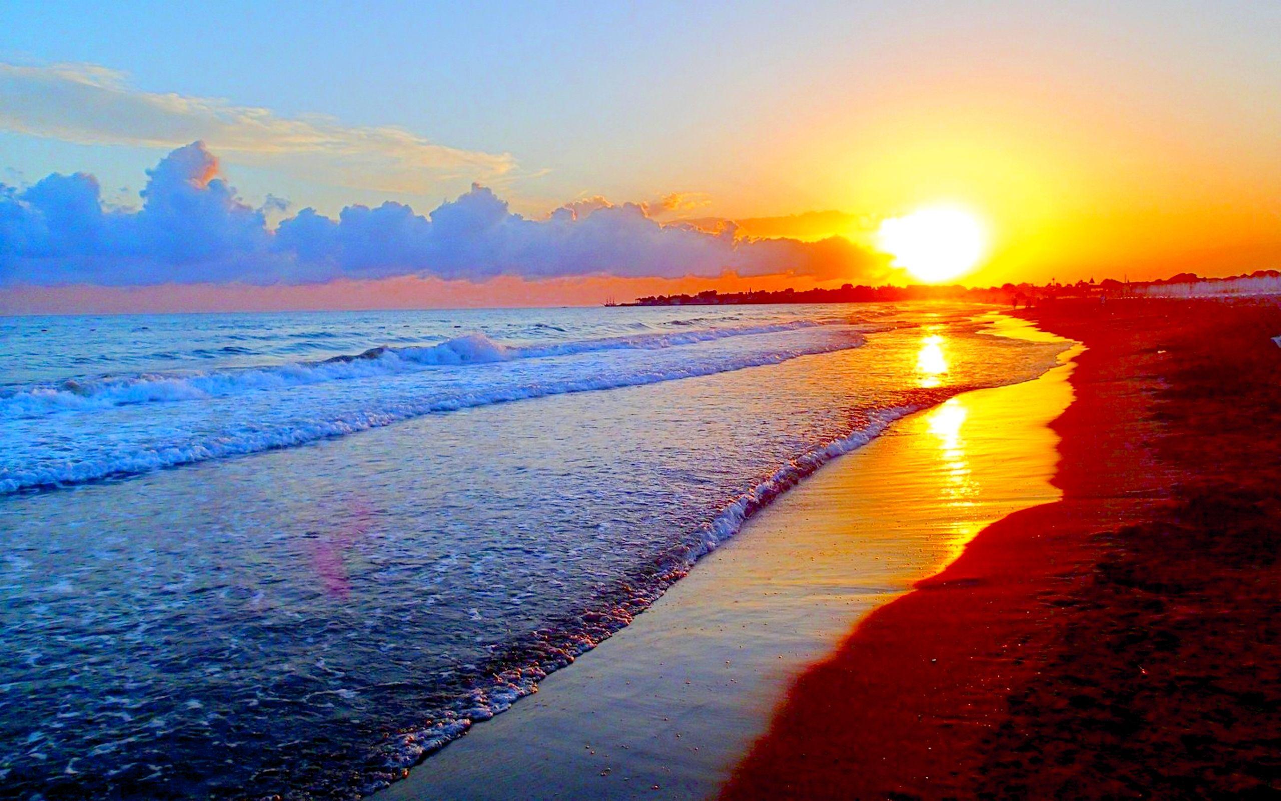 2560x1600 Summer Sunset Computer Background
