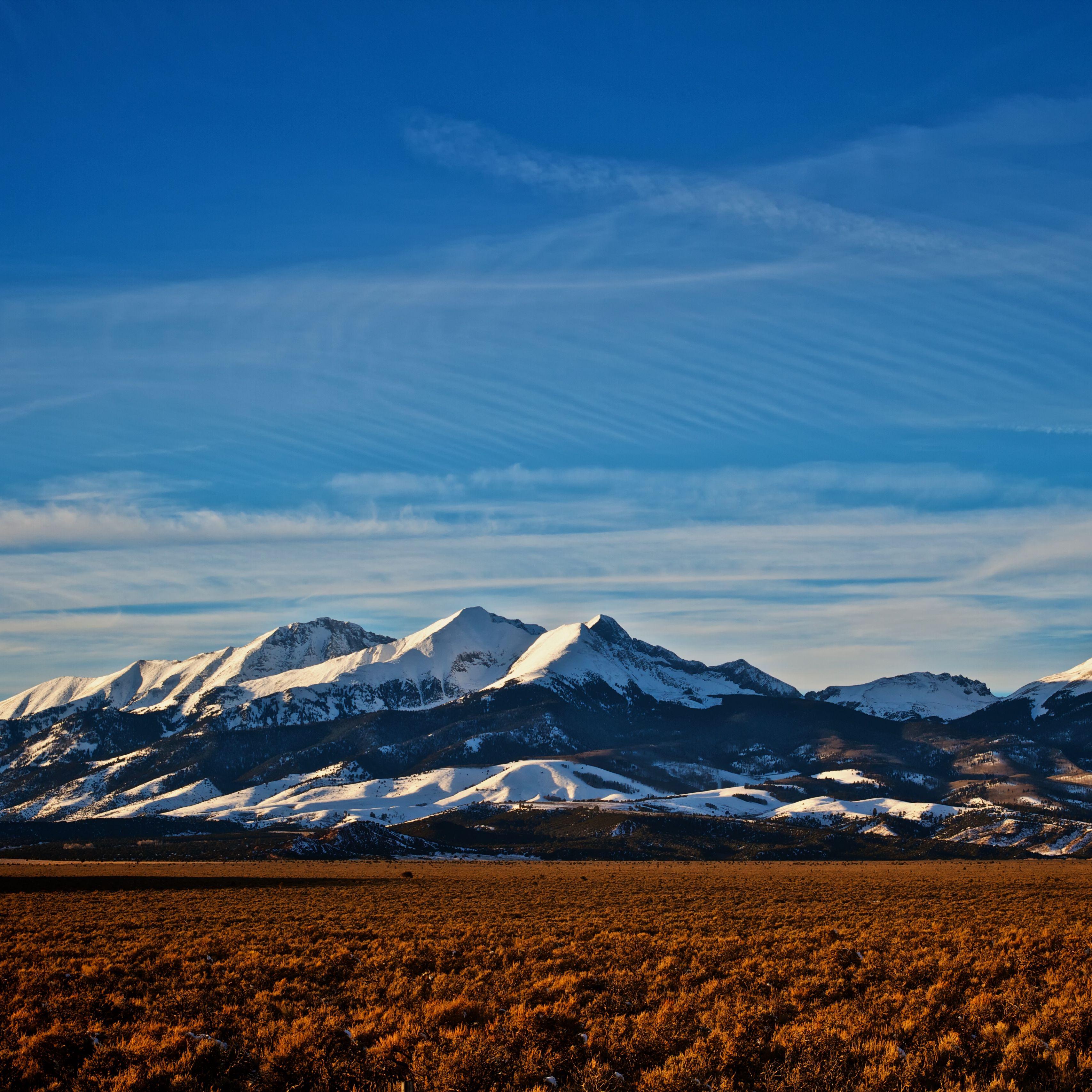 3415x3415 Download wallpaper 3415x3415 mountains, colorado, peaks, snowy