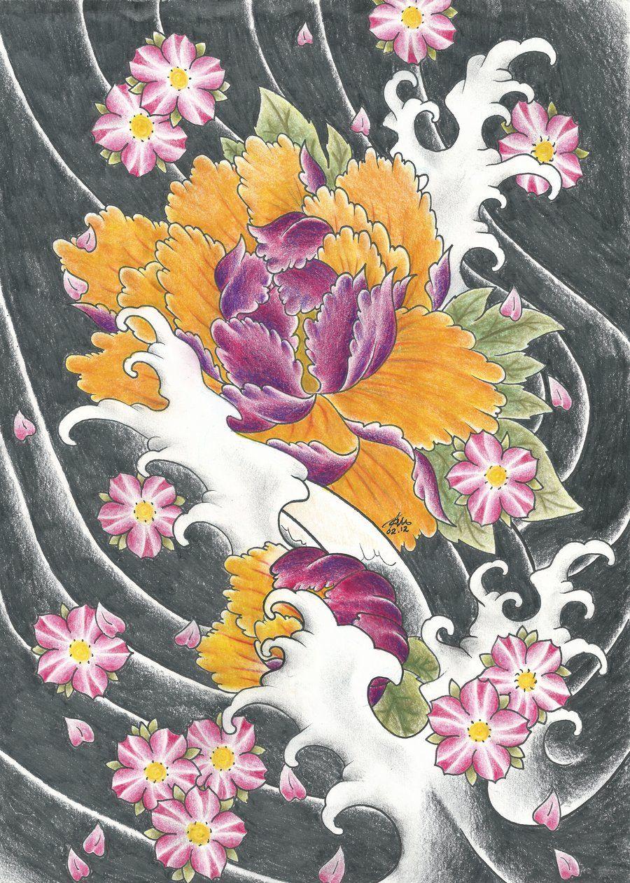 Japanese Flower Art Wallpapers - Top Free Japanese Flower Art ...