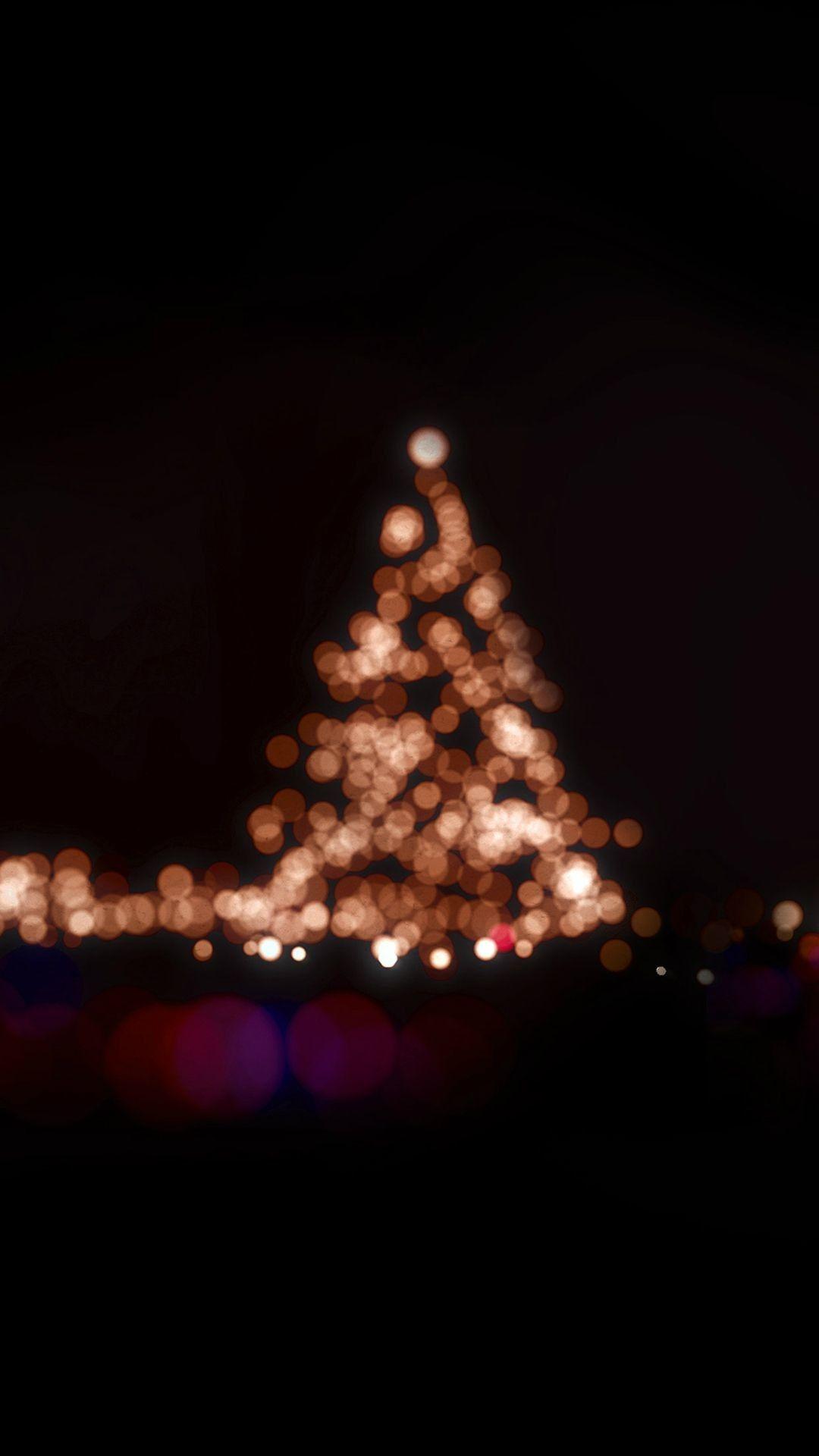1080x1920 Minimalist Christmas Tree Christmas Desktop Wallpaper HD