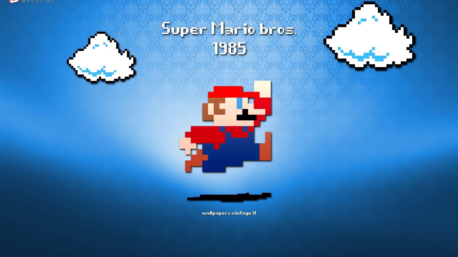 1920x1080 Free download Cool Retro Mario Background PC Android iPhone