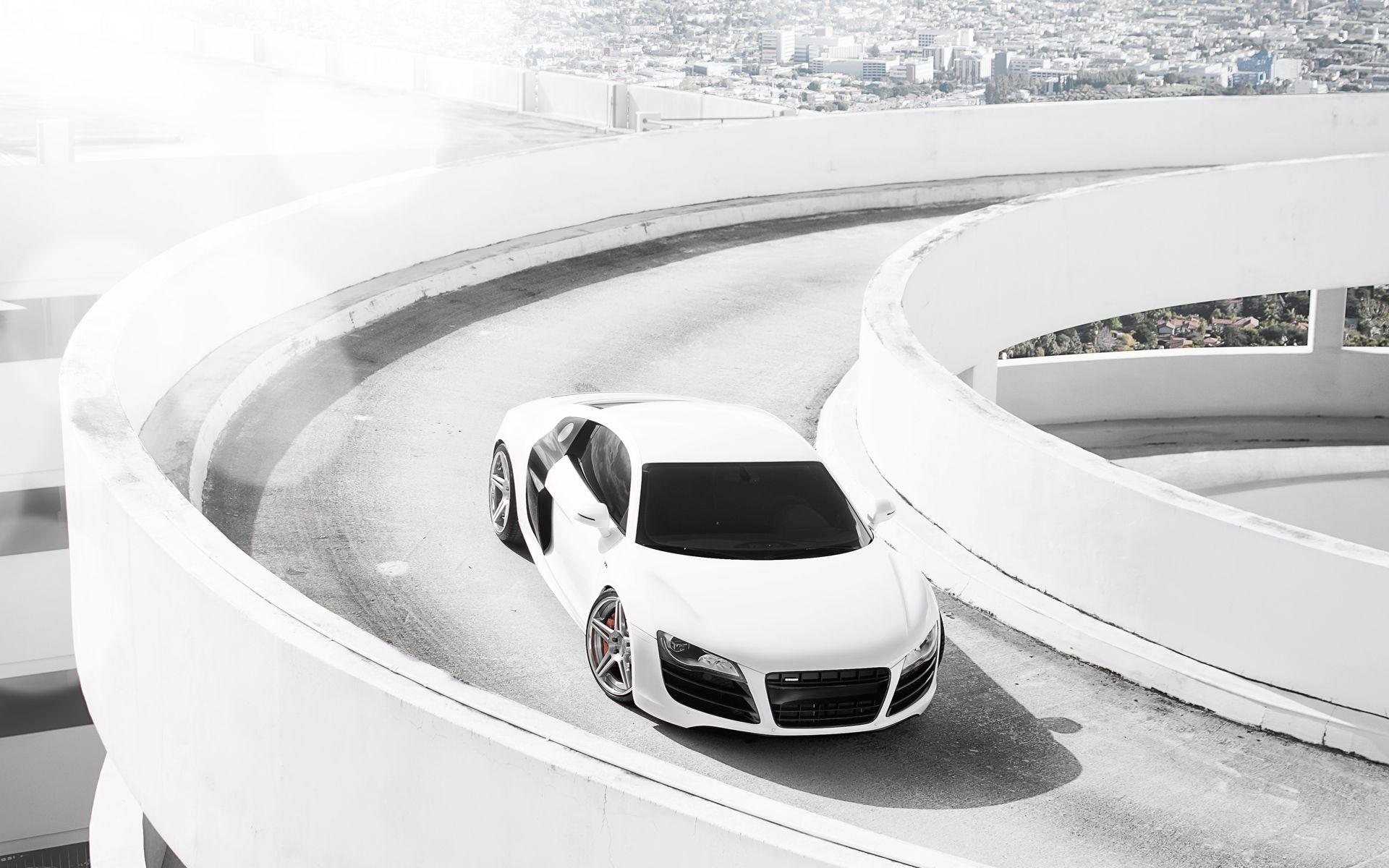 1920x1200 Audi R8 White Wallpaper. HD Car Wallpaper