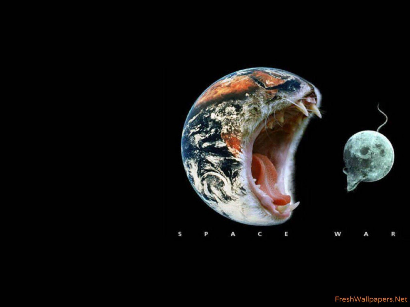1600x1200 space war funny wallpaper