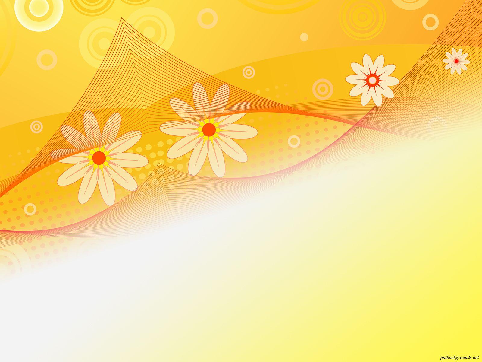1600x1200 Free download Sunflower Abstract Beauty Background For Powerpoint