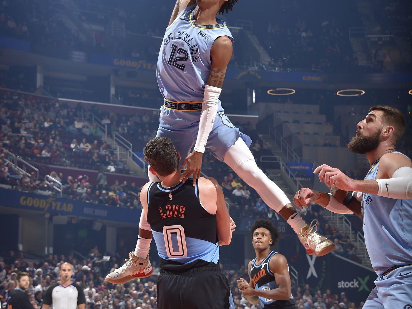 1400x1050 Ja Morant's missed dunk over Kevin Love is already an instant