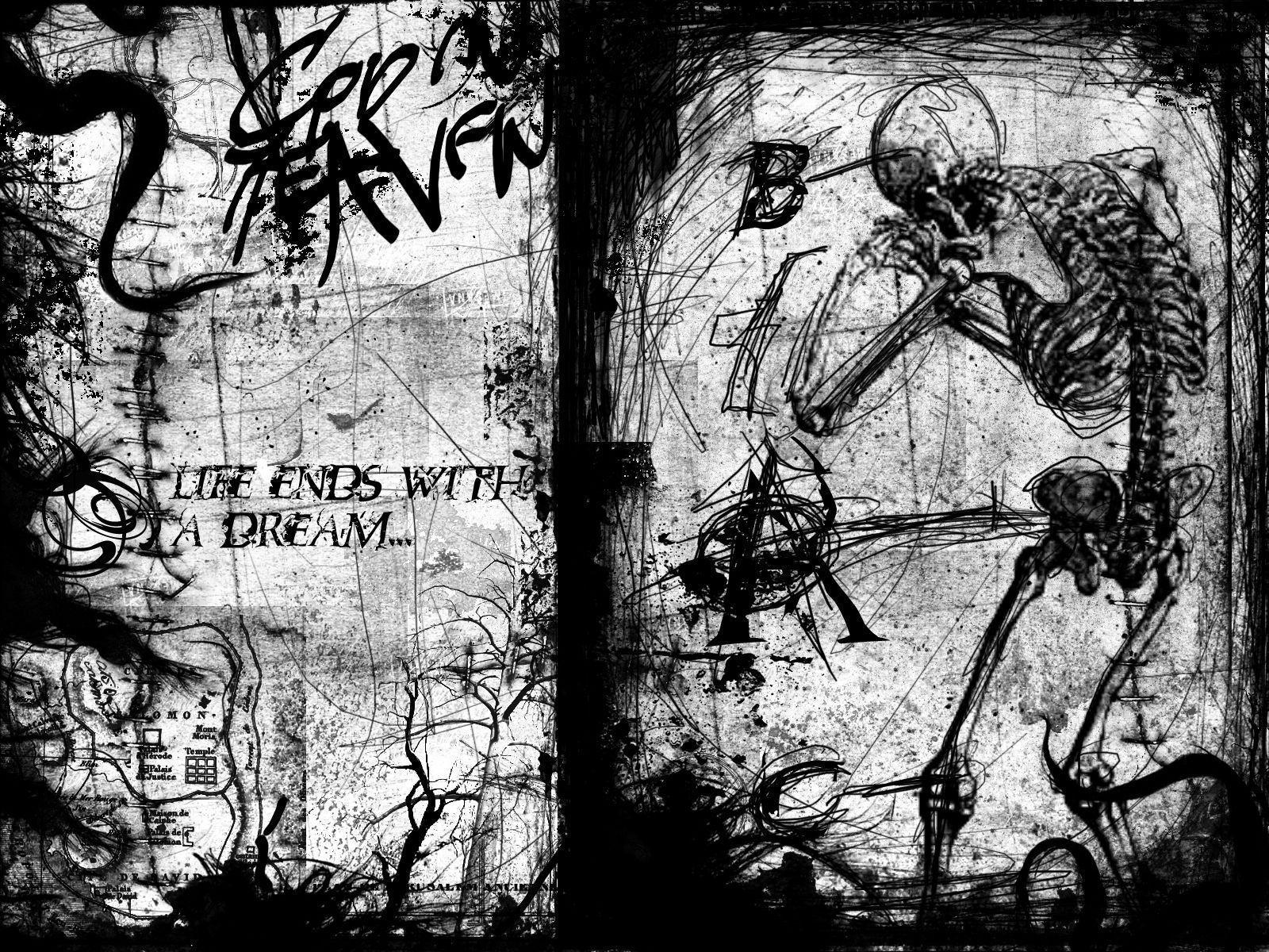 1600x1200 Gothic Black Wallpaper