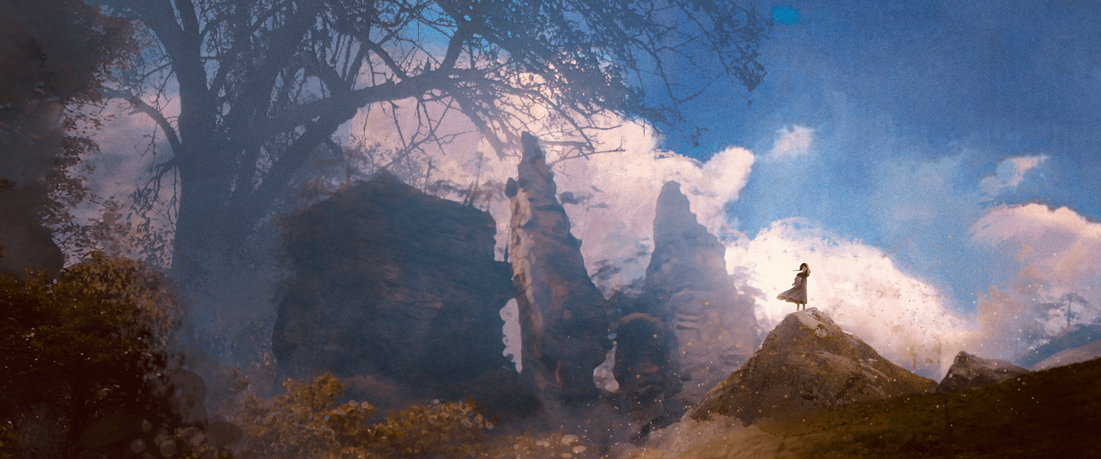 3840x1600 Lone Journey by anna [3840x1600]