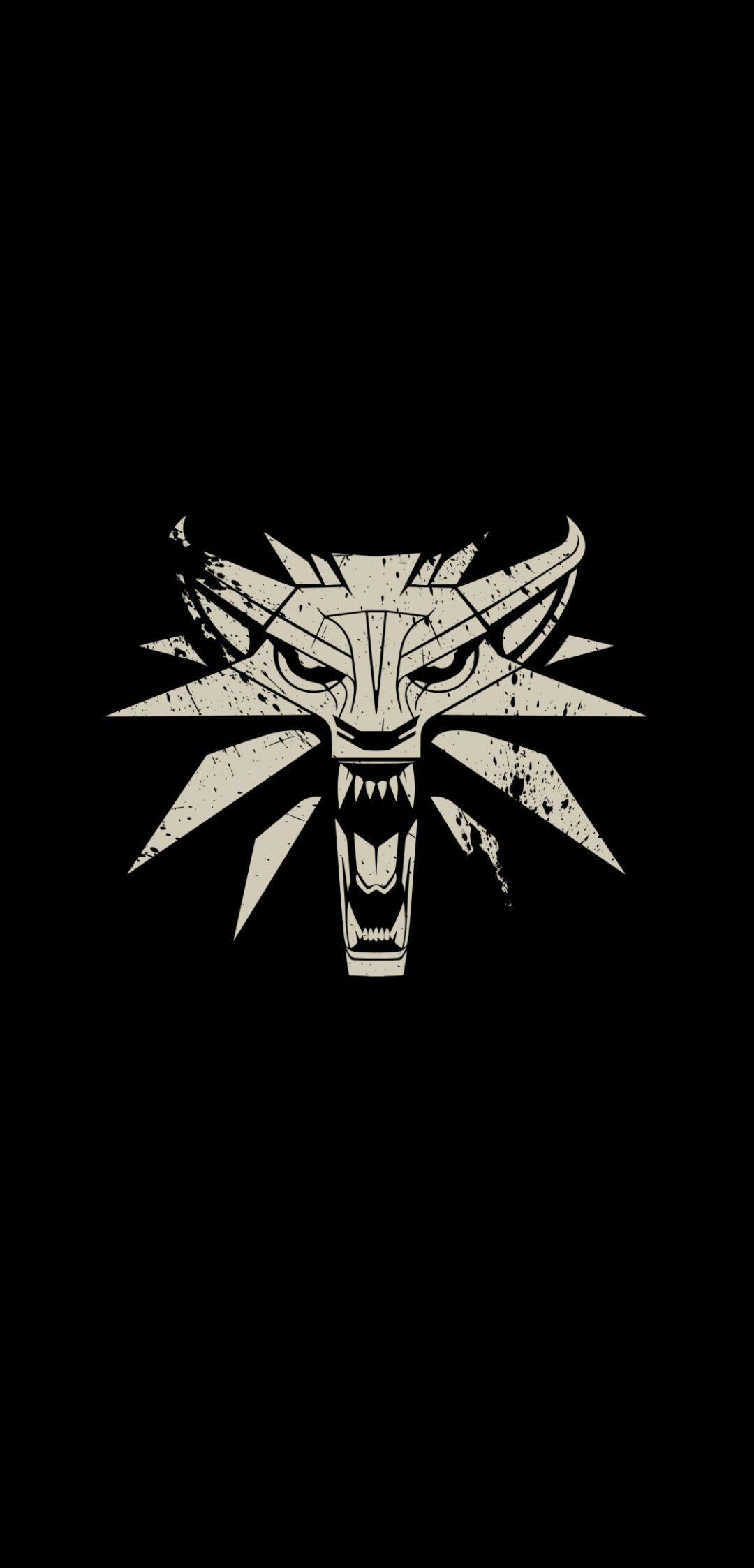 1080x2246 The Witcher 3 Wild Hunt Minimalism Logo 1080x2246