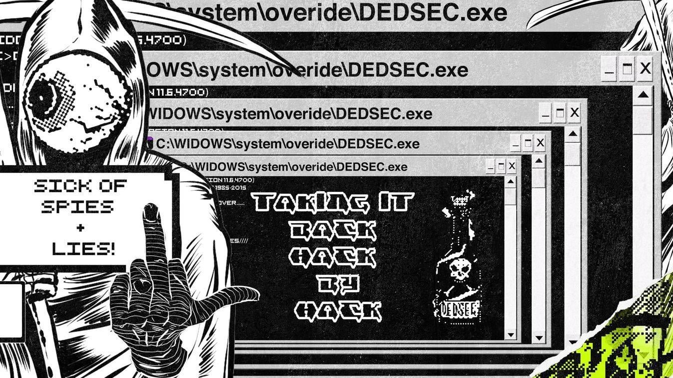 1347x757 Watch Dogs 2 Triple Monitor Wallpaper Brother Is Watching