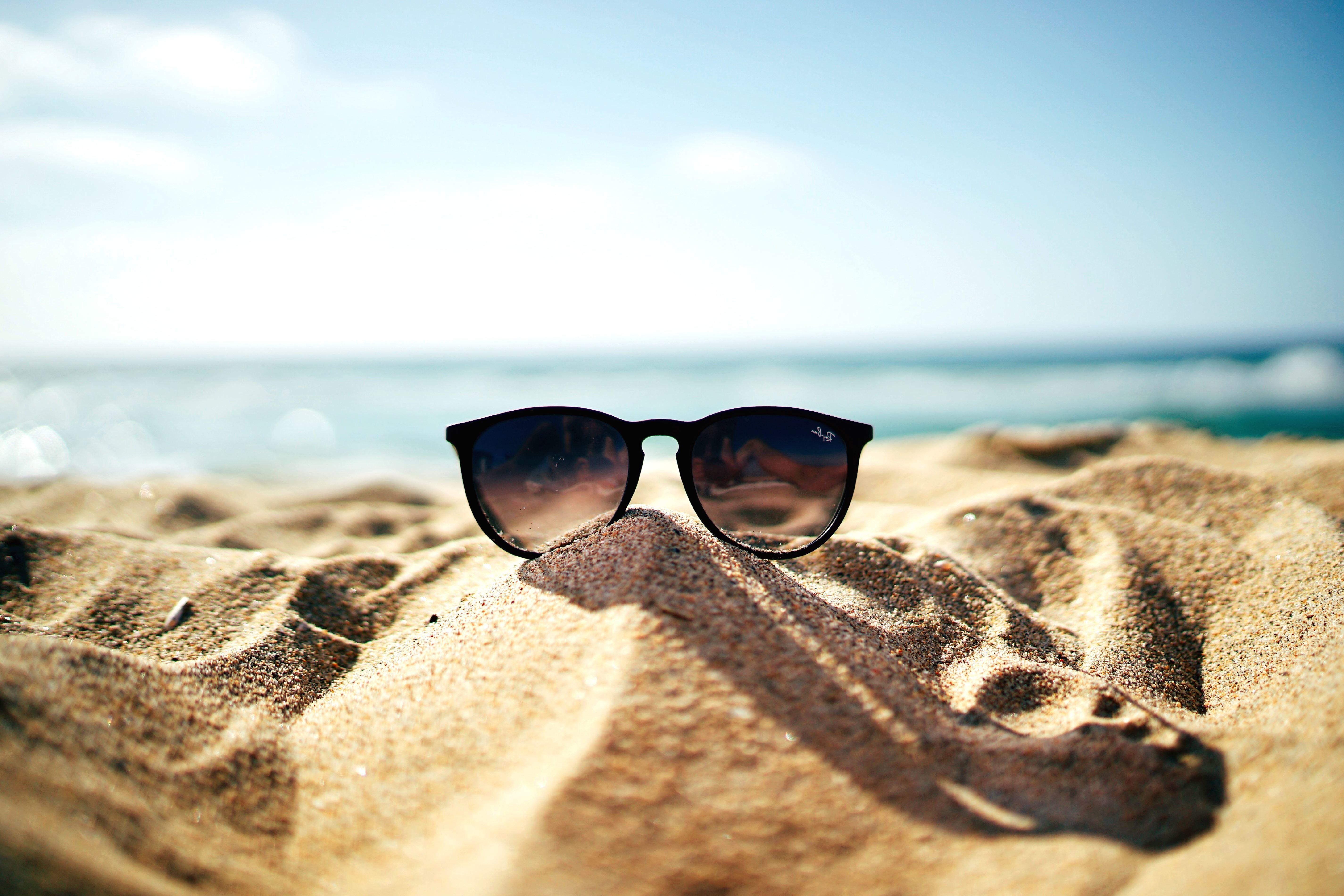 5700x3800 Free picture: shore, beach, ocean, sand, summer, sunglasses, sunshine