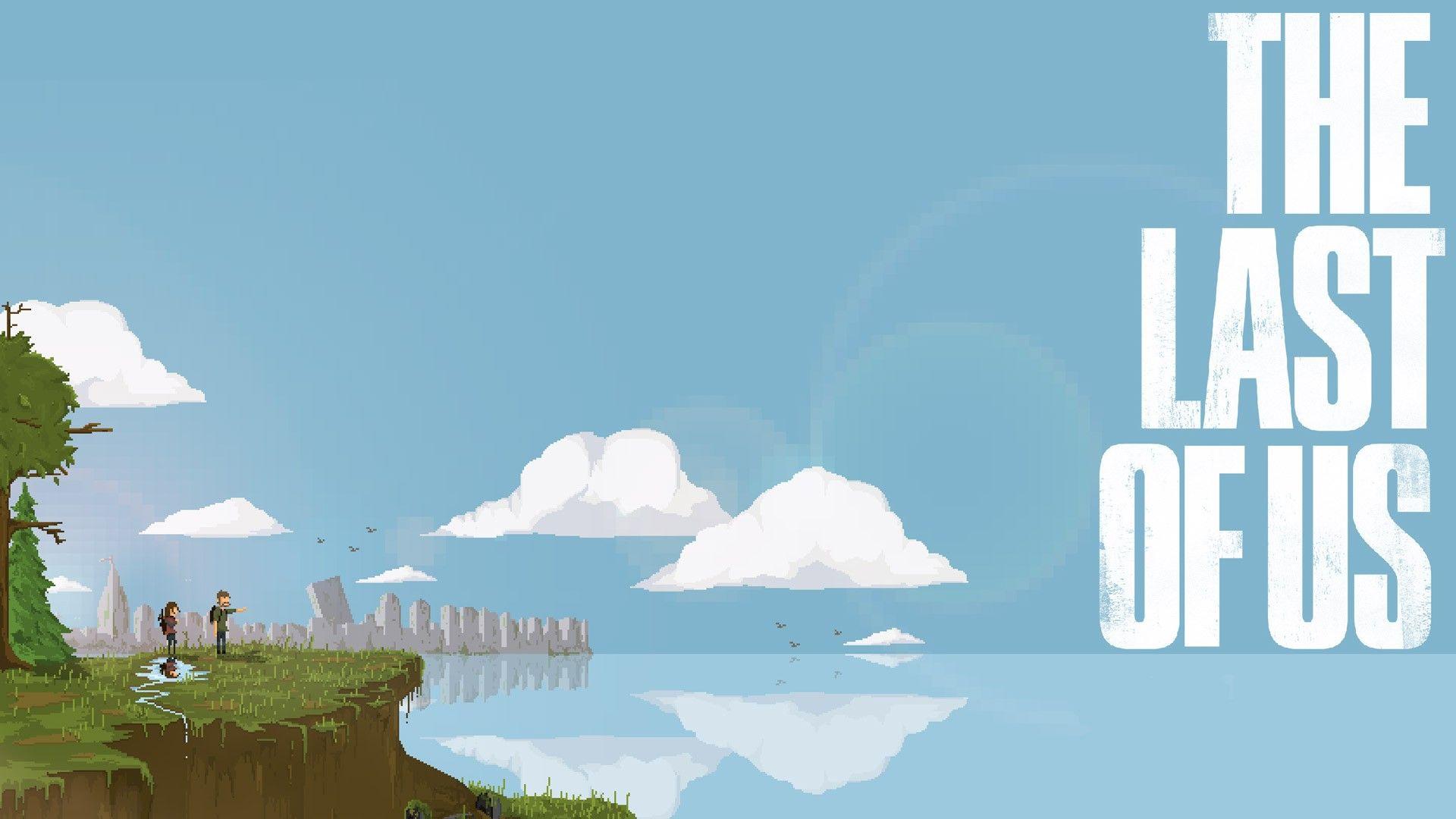 1920x1080 #birds, #pixel art, #city, #river, #letter, #clouds, #The