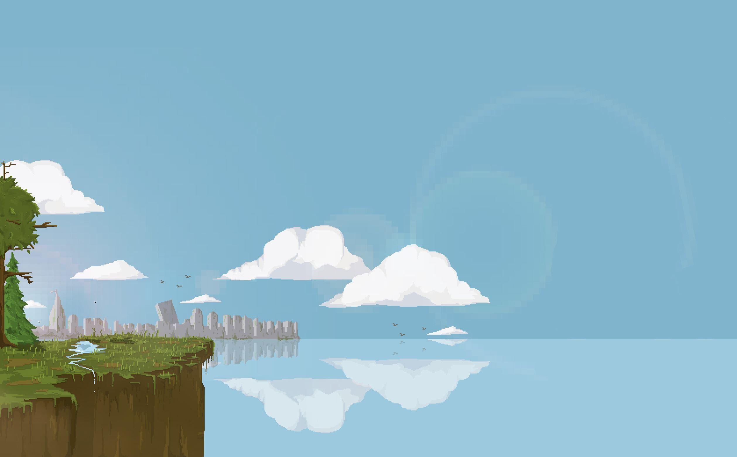 2517x1560 Pixel Art Landscapes