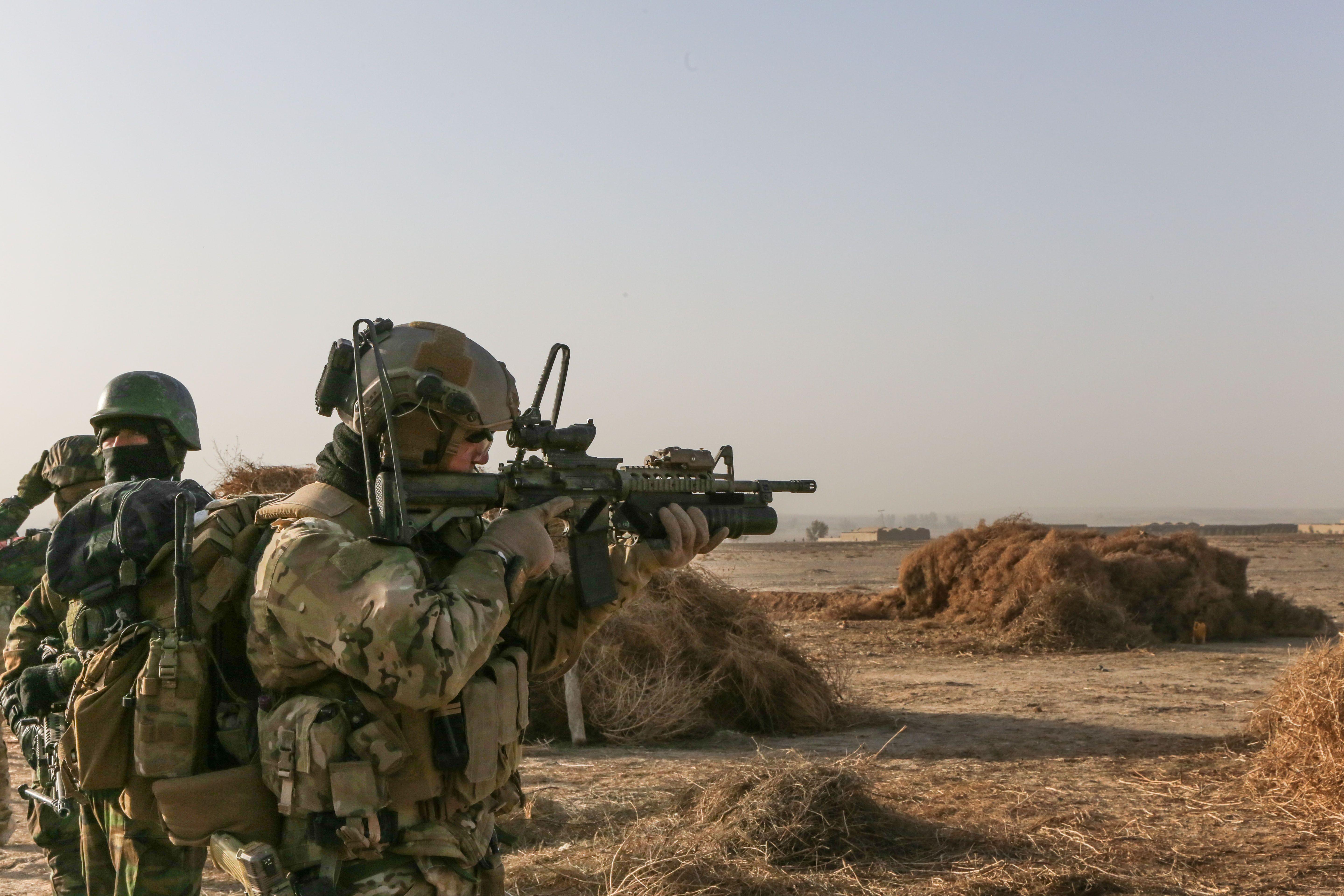 5760x3840 A U.S. Special Forces Soldier with Combined Joint Special