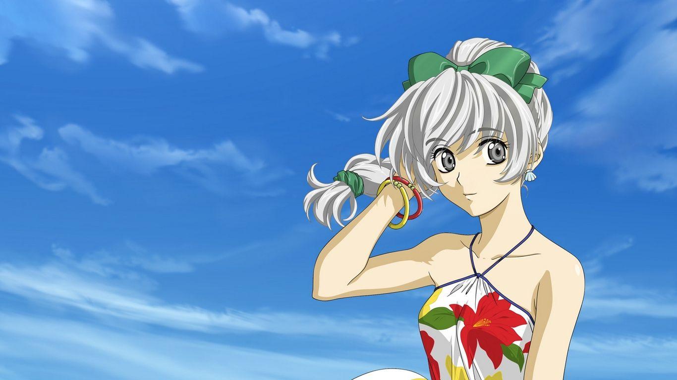 1366x768 Download wallpaper 1366x768 full metal panic, teletha testarossa