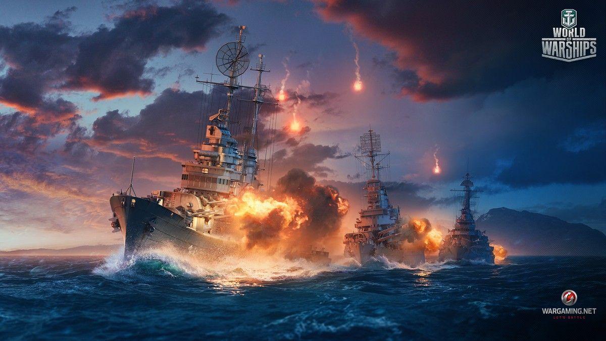 WoWS battle World of Warships HD wallpaper  Peakpx