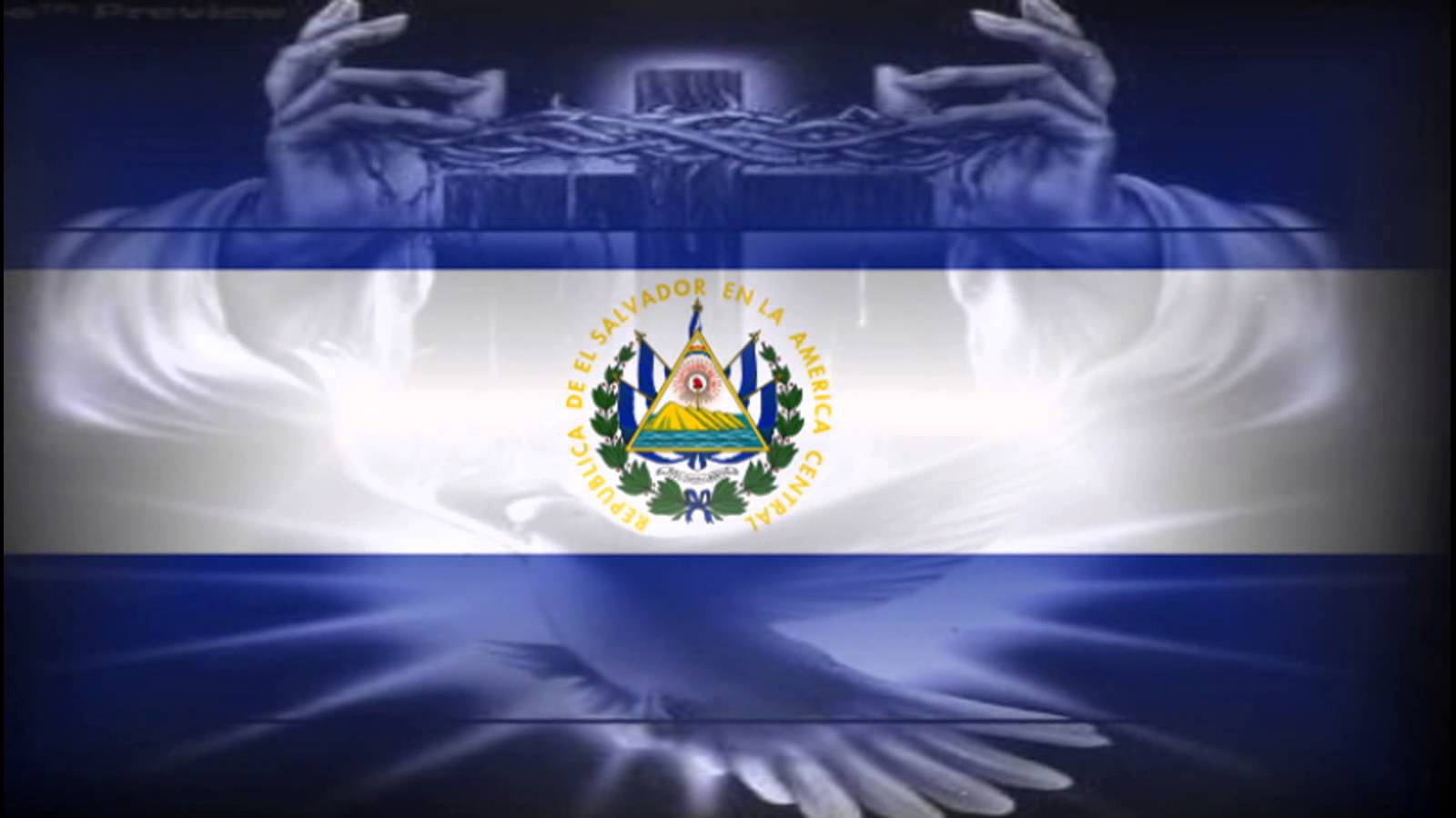 1600x900 Bandera De El Salvador Wallpaper
