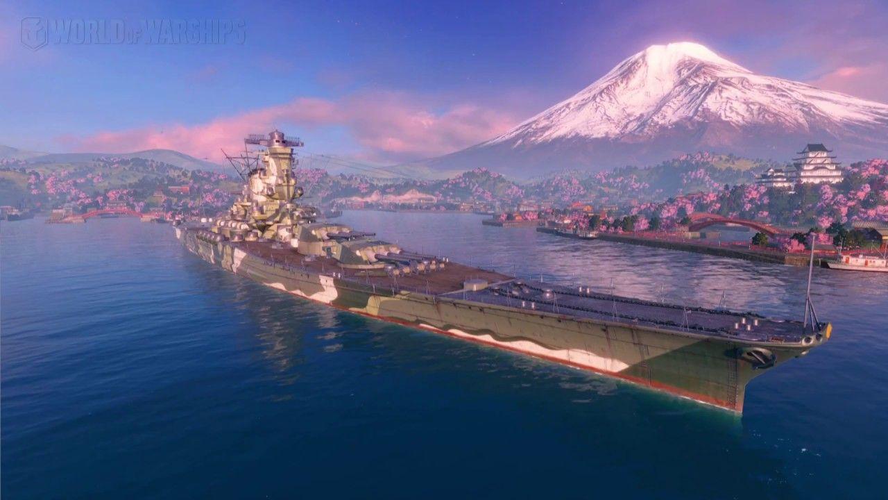 1280x720 World of Warships Premium Yamato Live Wallpaper Preview