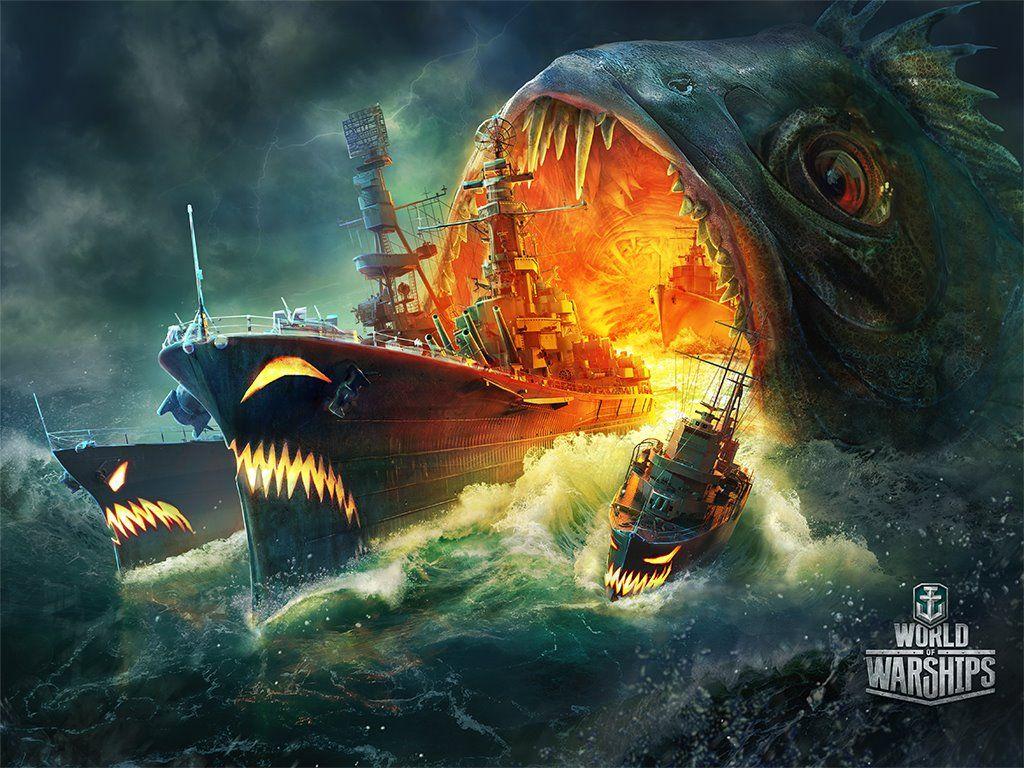 1024x768 My Free Wallpaper Wallpaper : World of Warships