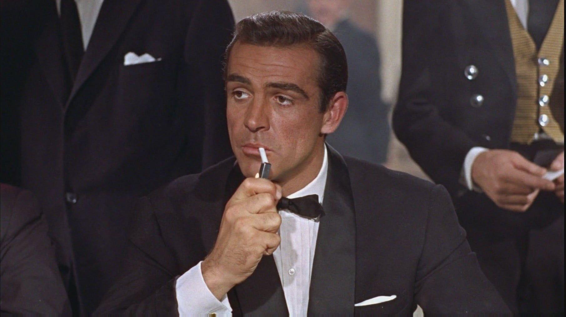 1811x1016 Men's black shawl lapel tuxedo, James Bond, Sean Connery, movies