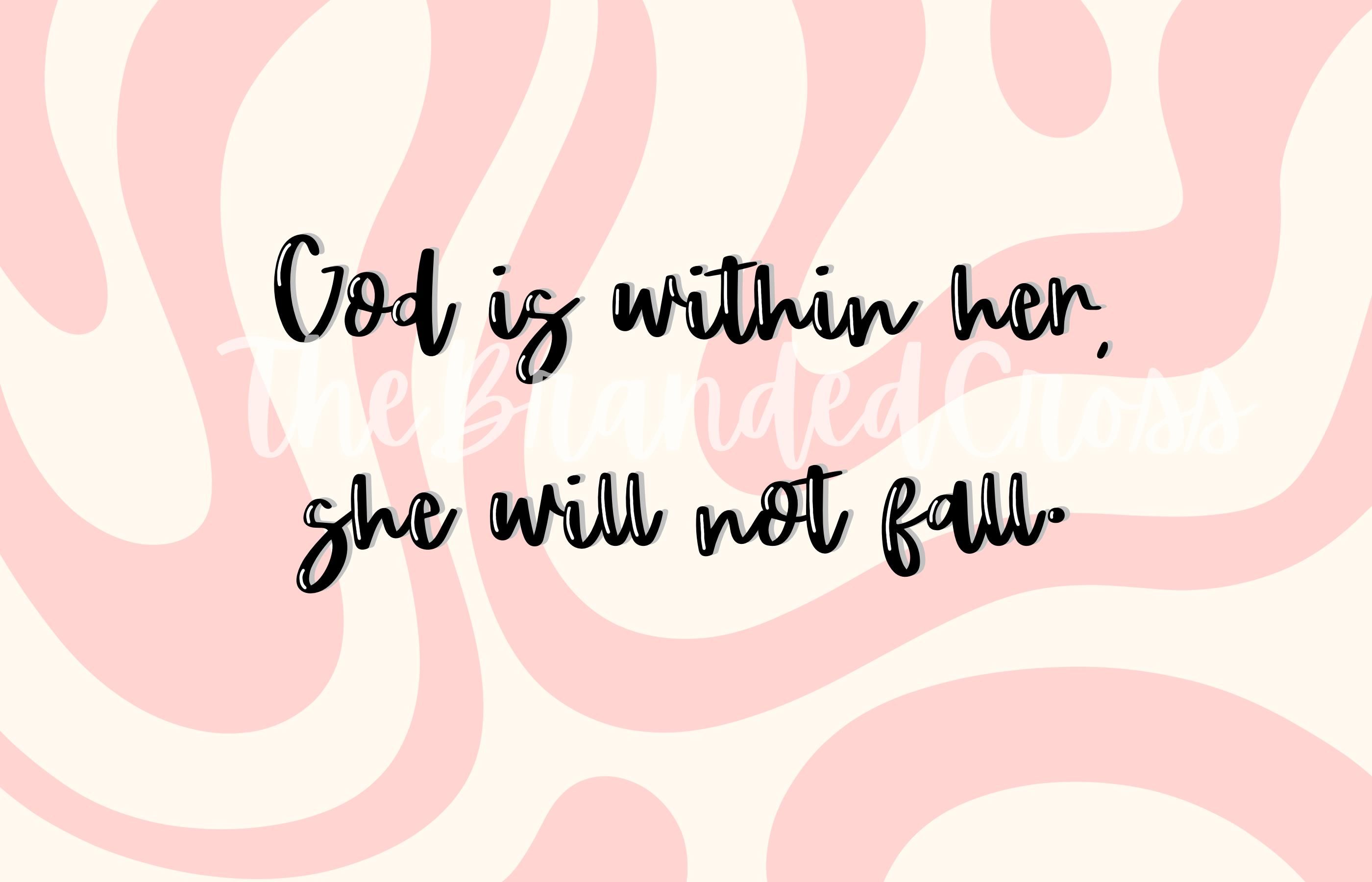 2800x1800 God is Within Her Laptop Wallpaper