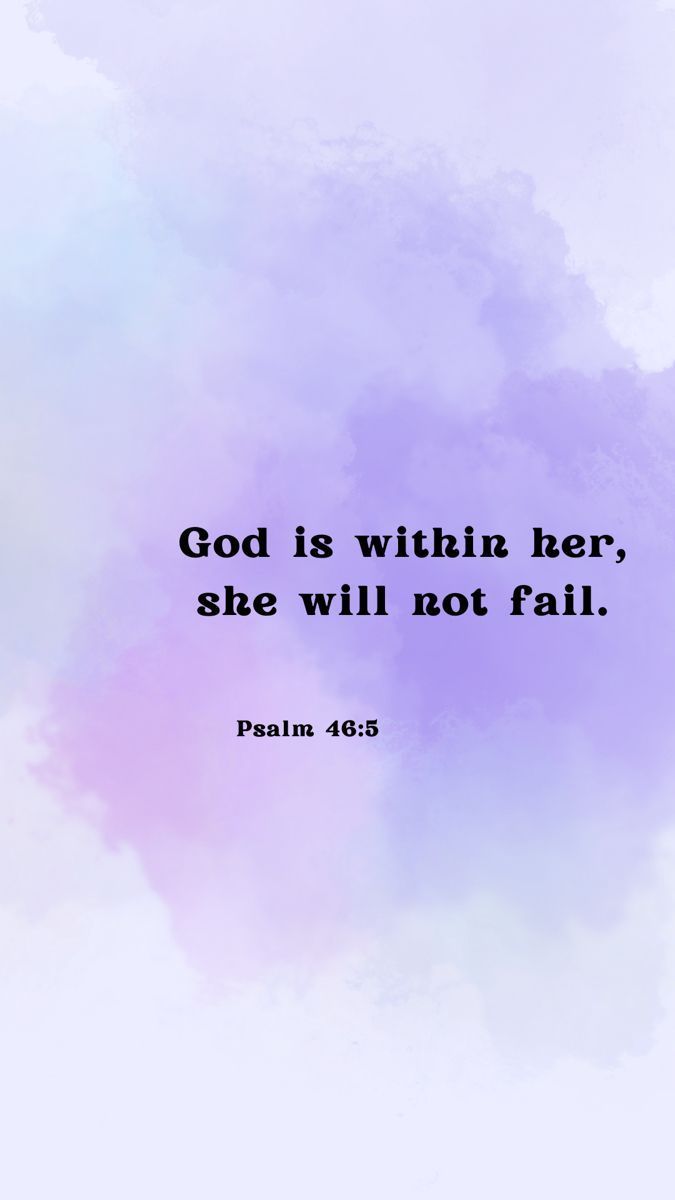 675x1200 Bible verse wallpaper Psalm 46:5
