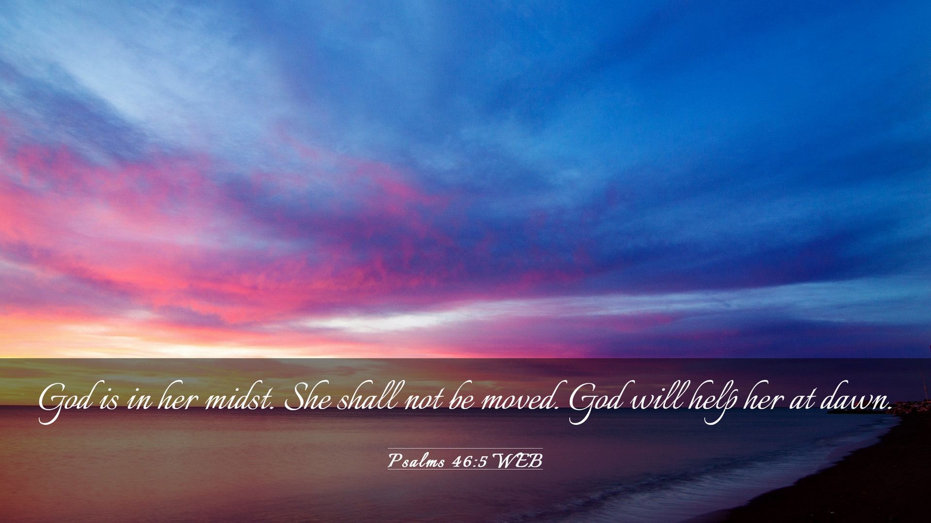 1920x1080 Psalm 46:5 Wallpaper