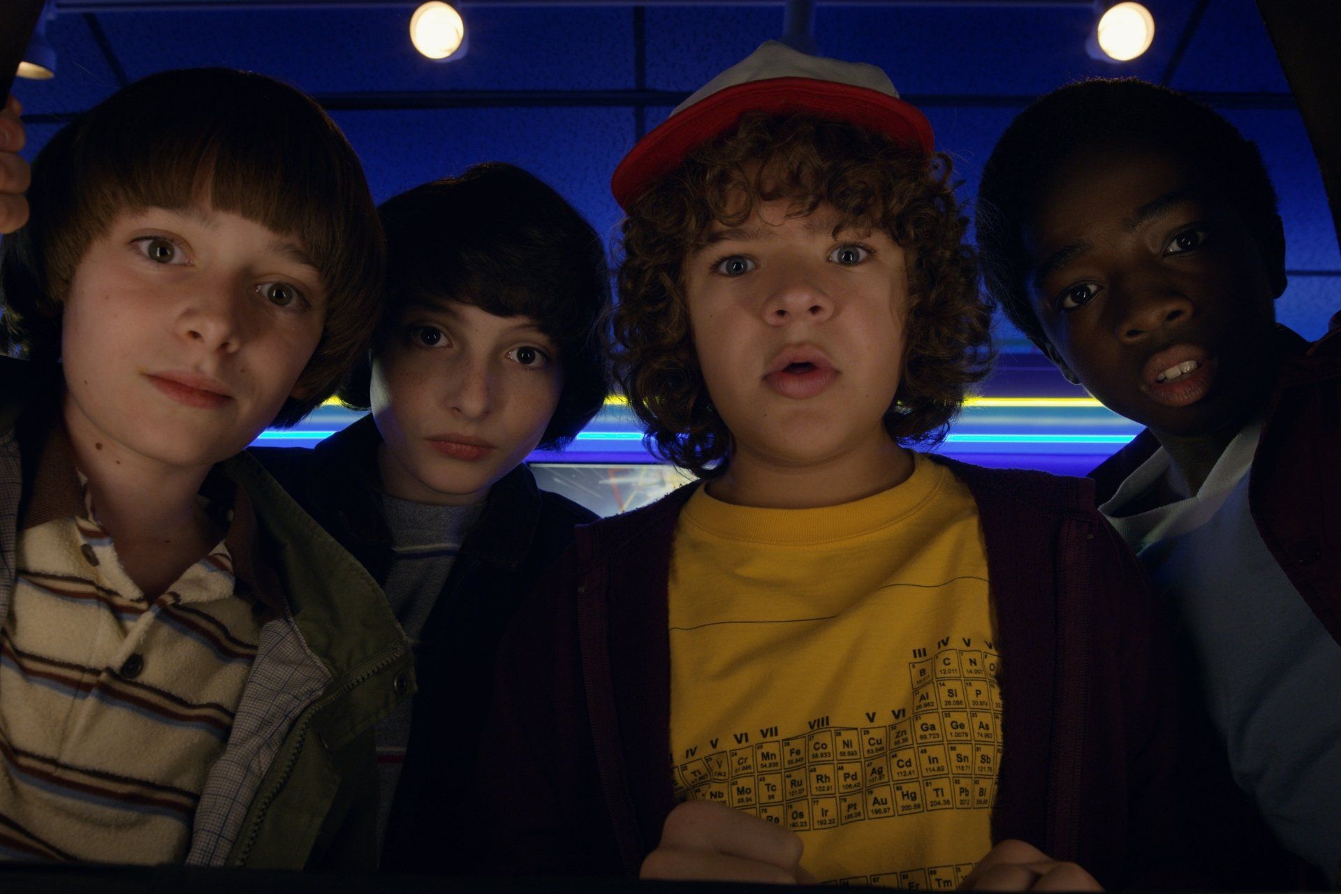 1920x1280 Stranger Things Iconic Squad 4K Ultra HD Wallpaper Featuring Lucas & Friends