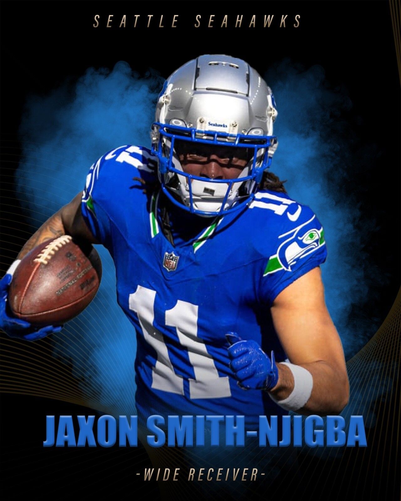 1280x1600 Jaxon Smith Njigba Seattle Seahawks 8x10 Photo NFL