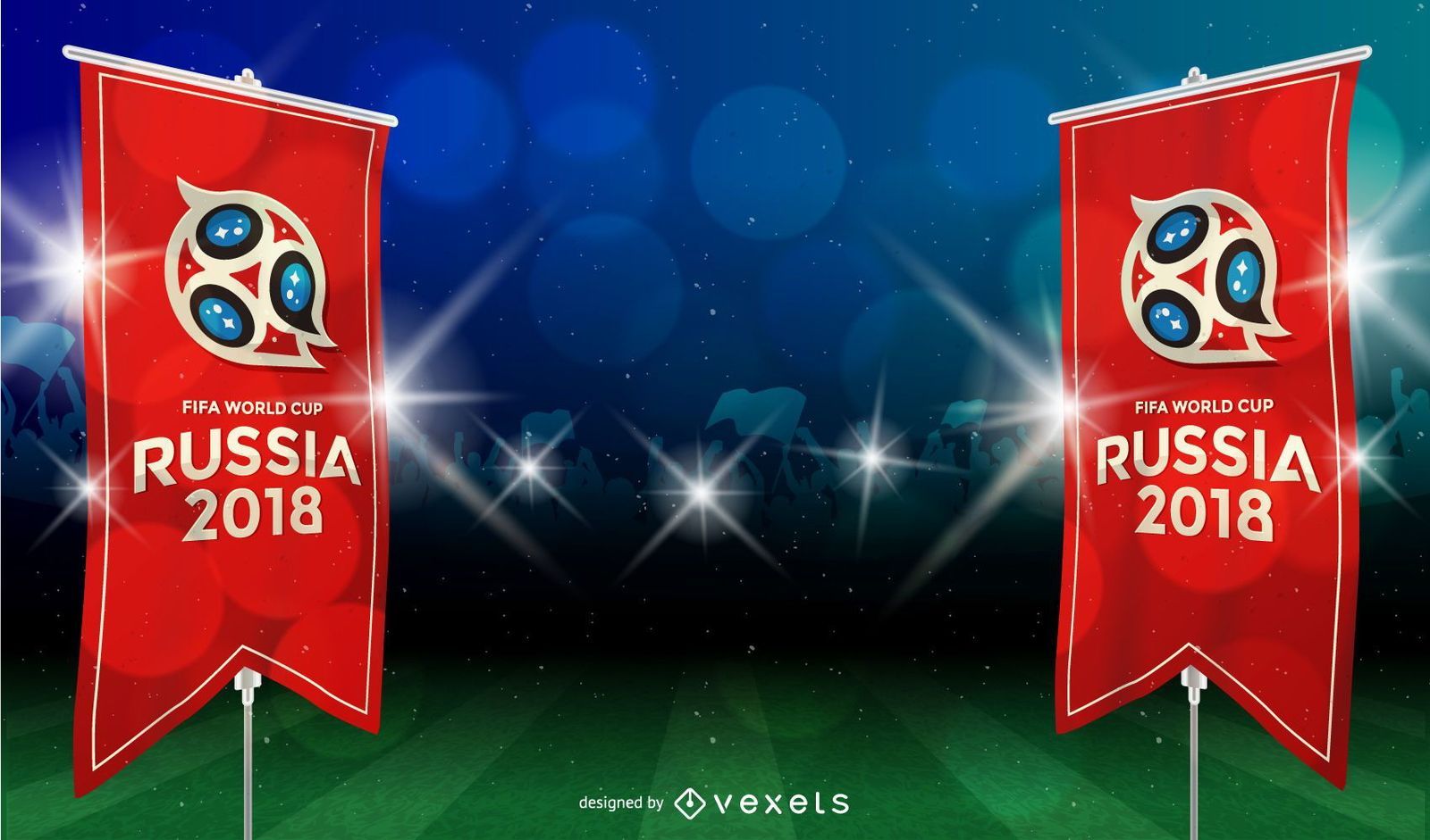 1600x941 Russia 2018 World Cup Wallpaper Vector Download