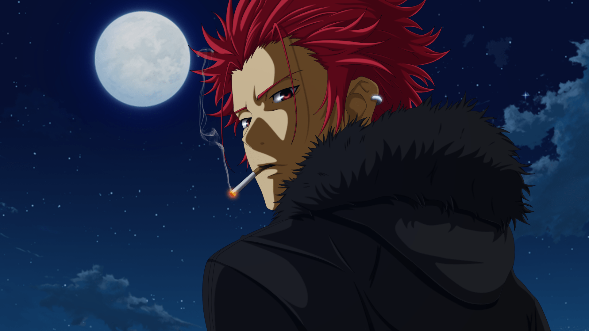 1920x1080 Mikoto Suoh Nightscape